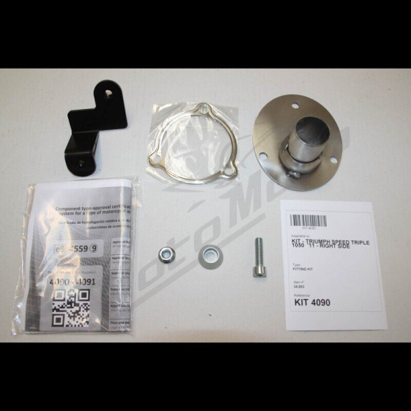 IXIL Hexoval Extrem Aliuminio / nerūdijančio plieno duslintuvas Triumph Speed Triple 1050 11-13