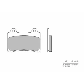"BREMBO Street" sukepinto metalo stabdžių trinkelės YAMAHA FJ/ FZR/ TRX/ XJR/ XVZ 750-1300cc 87-00