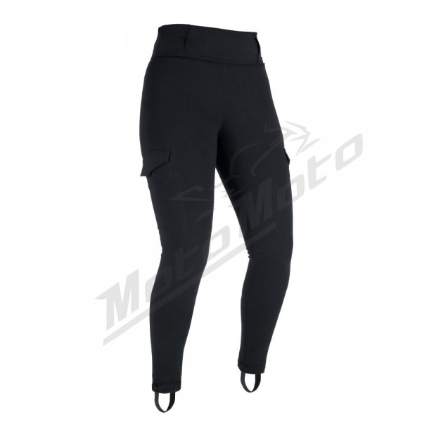 Oxford Super Moto Ladies Motorcycle Leggings Reinforced Motorbike Trousers  Black 