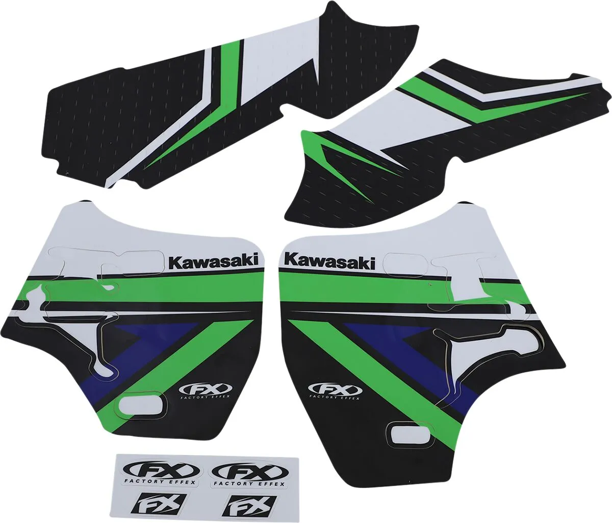 FACTORY EFFEX EVO Series Graphic Kit Kawasaki KX 500E 88-04