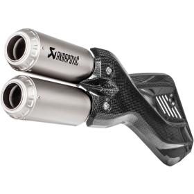AKRAPOVIC Slip-On Line Muffler Titanium Ducati Multistrada 950-1260 17-20