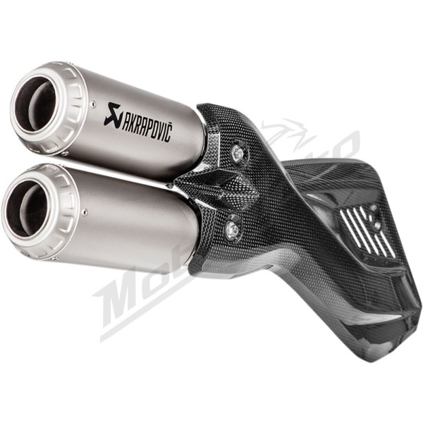 AKRAPOVIC Slip-On Line Muffler Titanium Ducati Multistrada 950-1260 17-20
