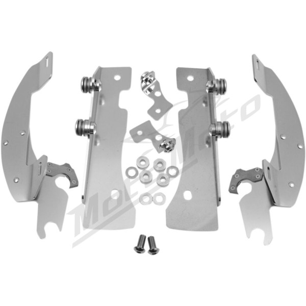 MEMPHIS SHADES METRIC Windshield Trigger-Lock Complete Mount Kit Yamaha XV 1600-1700 99-14