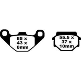 EBC SFA Brake Pads AEON / GOGORO / KYMCO / PEUGEOT 125-350cc 08-20
