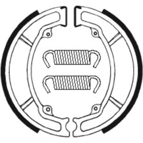 TECNIUM Būgninių Stabdžių Trinkelės BA034 Peugeot / Yamaha 50-490cc 74-22