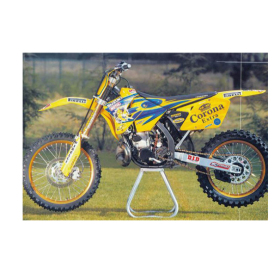 TECNOSEL Seat cover and sticker set Suzuki RM 125-250 01-08