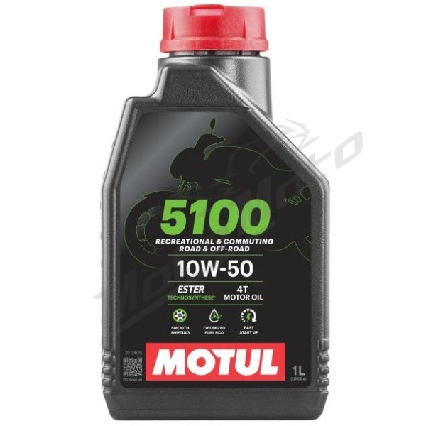 MOTUL 5100 10W50 Semi-synthetic oil 4T 1L