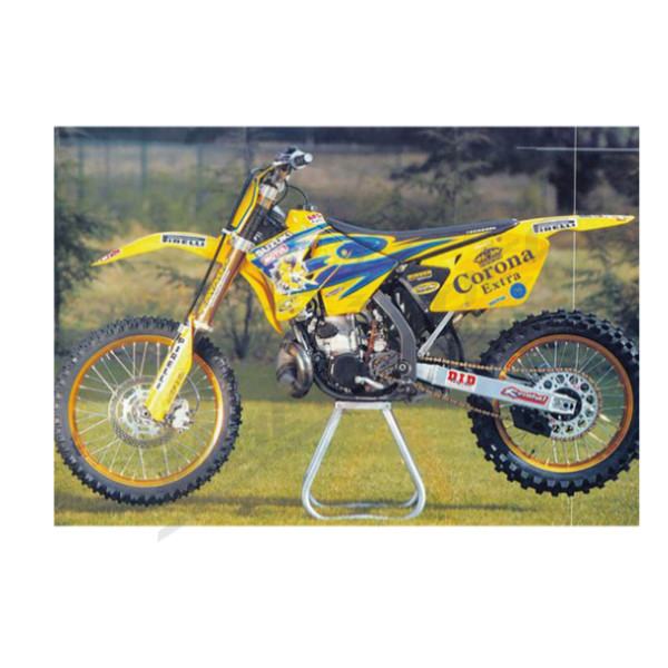 TECNOSEL Seat cover and sticker set Suzuki RM 125-250 01-08