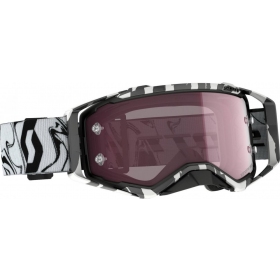 Off Road Scott Prospect Amplifier Black/ White Goggles (Rose Lens)