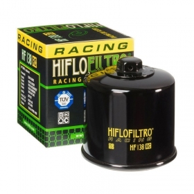 Oil filter HIFLO HF138RC APRILIA/ ARCTIC CAT/ CAGIVA/ KAWASAKI/ KYMCO/ SUZUKI 250-1800cc 1987-2021