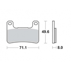 BRAKE PADS FERODO FDB2178XRAC / MCB752 SPORT 