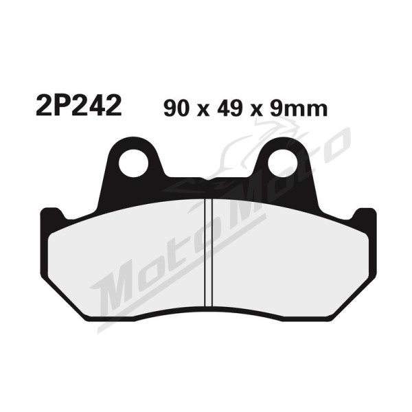 NISSIN Street Semi-Metallic Brake pads 2P-242NS Honda GL 1100cc 82-83