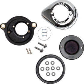 S&S CYCLE Air Stinger Stealth Air Cleaner Kit Harley Davidson FLDE / FLFB / FLFBS 1750-1977cc 17-25