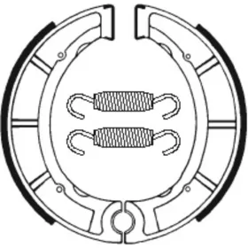 TECNIUM Street/Off-Road/ATV Organic Brake shoes BA035 Yamaha DT / IT / SR / XS / XT / YFB / YZ 250-500cc 74-95