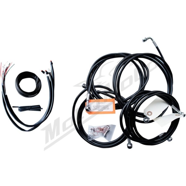 LA CHOPPERS Ape Hangers vairo / sankabos / stabdžių trosų / lynų prailginimo kompl. Harley Davidson 1690 2016