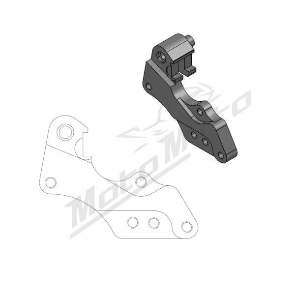 MOTO-MASTER Front Caliper Adapter 298mm Yamaha WR / YZ 125-450 98-21