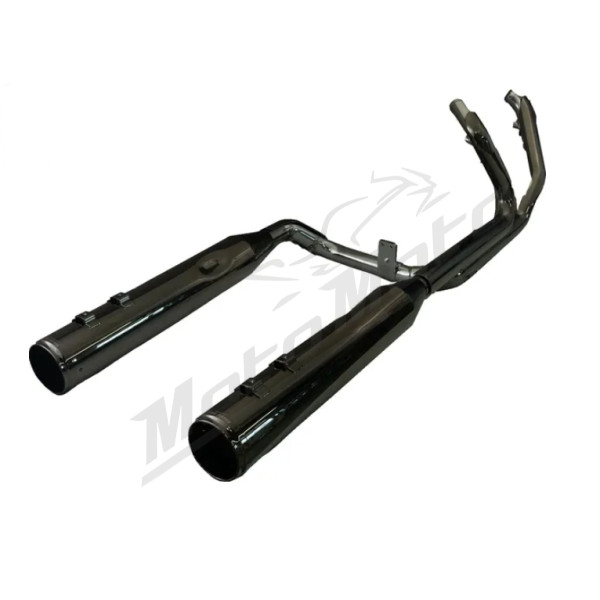 KHROME WERKS 2-into-2 Dominator Exhaust System Harley Davidson FLHR / FLHRCI / FLHT / FLHTC / FLHTCU / FLHTK / FLHX / FLHXS / FLTRX / FLTRXS 1450-1690 23-24