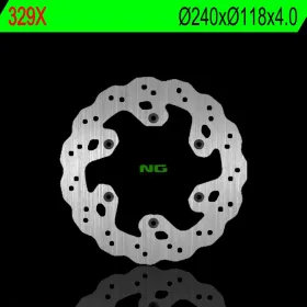 NG BRAKES Rear Wave Fixed Brake Disc 240mm Suzuki DR-Z / RM 125-400cc 99-10