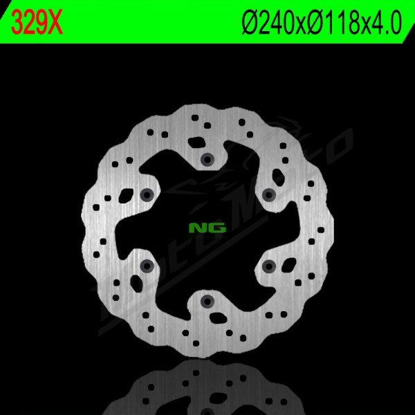 NG BRAKES Rear Wave Fixed Brake Disc 240mm Suzuki DR-Z / RM 125-400cc 99-10