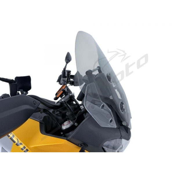 WRS Windscreen Caponord W/ Radar Smoke Moto Guzzi Stelvio 1000 24-25