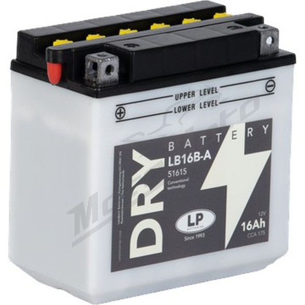 Landport akumuliatorius YB16B-A (MB LB16B-A) 12V 16AH 