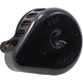 S&S CYCLE Mini Teardrop Stealth Air Cleaner Kit Harley Davidson FLDE / FLFB / FLFBS 1750-1977cc 17-25