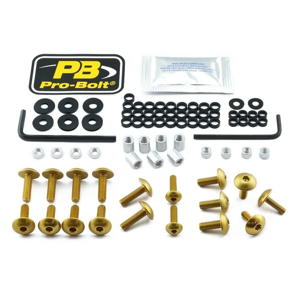 PRO BOLT Aluminium Fairing Bolt Kit for Suzuki GSX 1300cc 12-15