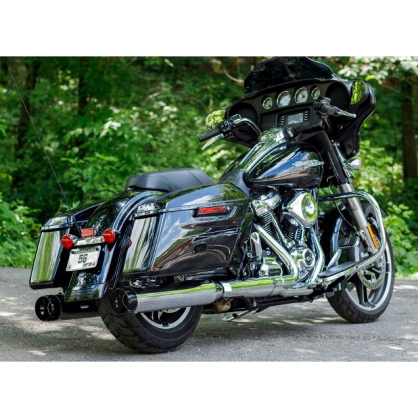 S&S CYCLE 4-1/2" MK45 Performance Mufflers Harley Davidson FLH / FLHFB / FLHR / FLHRC 1750-1977cc 17-25