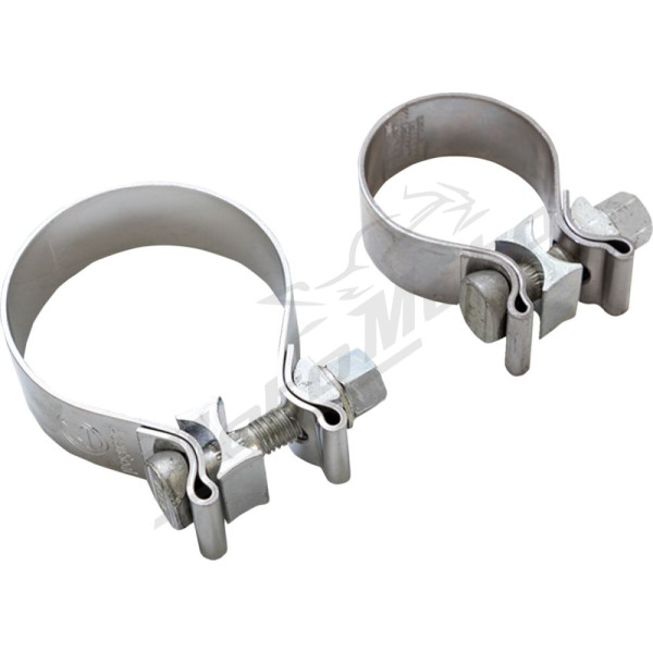 VANCE & HINES Slip-On Muffler Clamps 2pc. 44.45mm-63.50mm. Harley Davidson FLH / FLHFB / FLHT / FLHTK / FLHXSE / FLTRX / FLTRXS 1750-1923 17-24