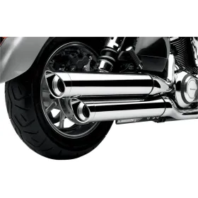 COBRA Scalloped Tip Slip-On Mufflers Kawasaki VN 1700cc 09-13