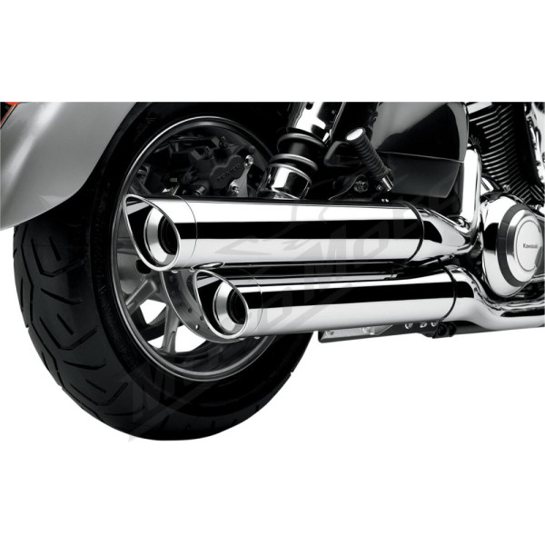 COBRA Scalloped Tip Slip-On Mufflers Kawasaki VN 1700cc 09-13