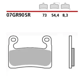 BREMBO Road/Sport Sintered stabdžių trinkelės BMW R / S 1000-1250cc 2019-2024