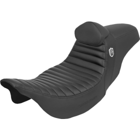 SADDLEMEN Pro Series SDC Performance Grip Seat Black Harley Davidson FLHR / FLHRC / FLHRXS / FLHTCU / FLHTCUSE4 / FLHX / FLTRU / FLTRXSE 1584-1923cc 08-25