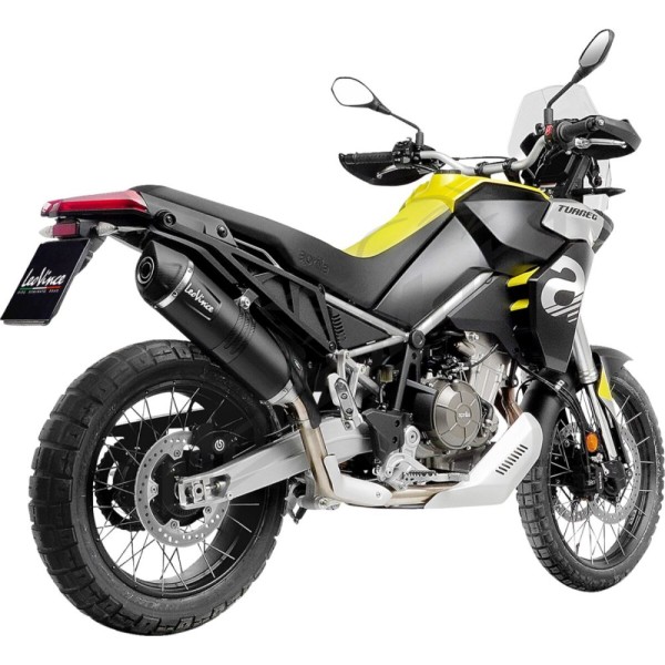 LEOVINCE LV One Evo Black Edition Slip-on Muffler APRILIA TUAREG 660 22-24