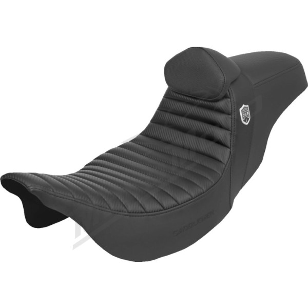 SADDLEMEN Pro Series SDC Performance Grip Seat Black Harley Davidson FLHR / FLHRC / FLHRXS / FLHTCU / FLHTCUSE4 / FLHX / FLTRU / FLTRXSE 1584-1923cc 08-25