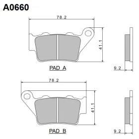 Nissin Stabdžių trinkelės Aprilia / BMW / Ducati / Husqvarna / KTM / Suzuki / Yamaha 125-1200cc 99-21