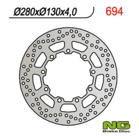 NG BRAKES Front Fixed Brake Disc 280mm Kawasaki KLR 650cc 90-19