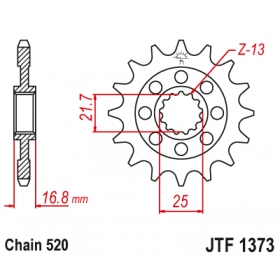 Front sprocket JTF1373RB