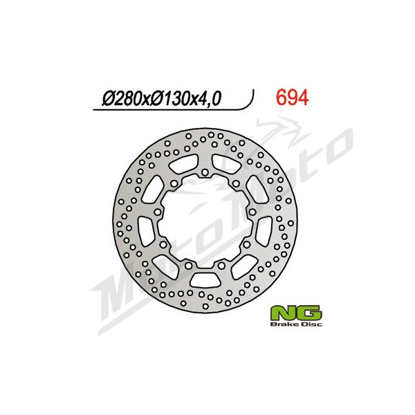 NG BRAKES Front Fixed Brake Disc 280mm Kawasaki KLR 650cc 90-19