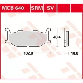 TRW All Round Sintered Metal Brake Pads SYM / Yamaha 125-1600cc 91-21