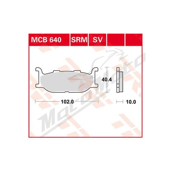 TRW All Round Sintered Metal Brake Pads SYM / Yamaha 125-1600cc 91-21
