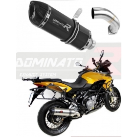 Exhaust silincer Dominator HP1 BLACK APRILIA ETV 1200 CAPONORD 2013-2016