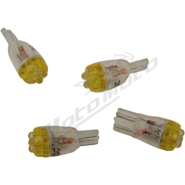DRAG SPECIALTIES Mini Wedge LED Bulb 12v 0,5w 4pcs.