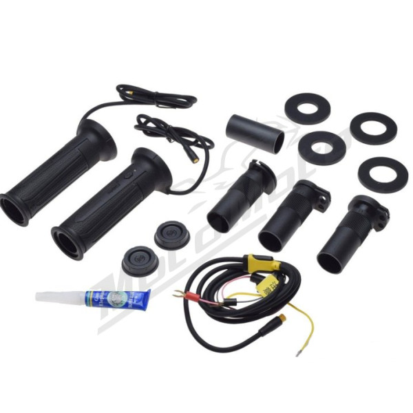 Heated grip set 120x34mm