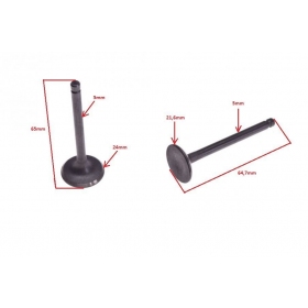 Valve kit GY6 125cc