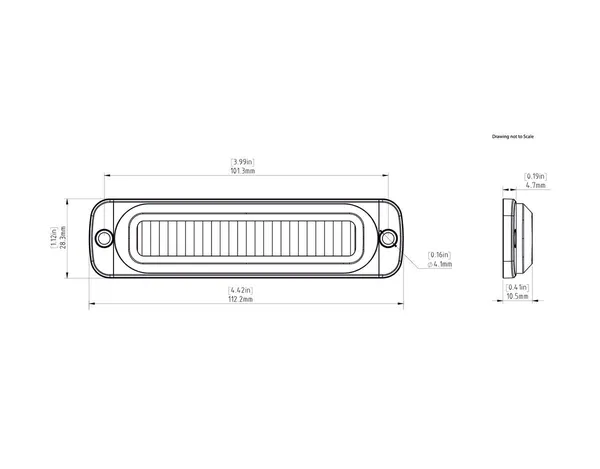 DENALI DRL Visibility Pod 11,18 x 2,79 x 1,07 cm