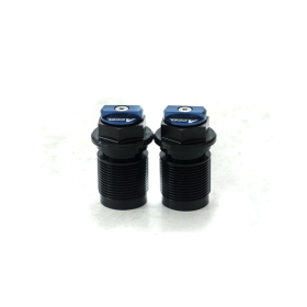 Accel Blue Front Shock Absorber Top Cap Nut Honda / Kawasaki / Suzuki / Yamaha 125-450cc 08-20