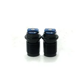 Accel Blue Front Shock Absorber Top Cap Nut Honda / Kawasaki / Suzuki / Yamaha 125-450cc 08-20