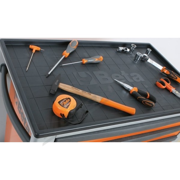 BETA Mobile Roller Cab C24S with six drawers Orange