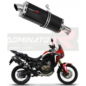 Exhaust silencer Dominator P7 BLACK HONDA CRF 1000L Africa Twin 2015-2017